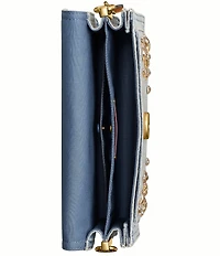 COACH Crystal Denim Tabby Shoulder Bag 26