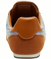 COACH Crystal Rainbow Signature Logo Jacquard Sneakers