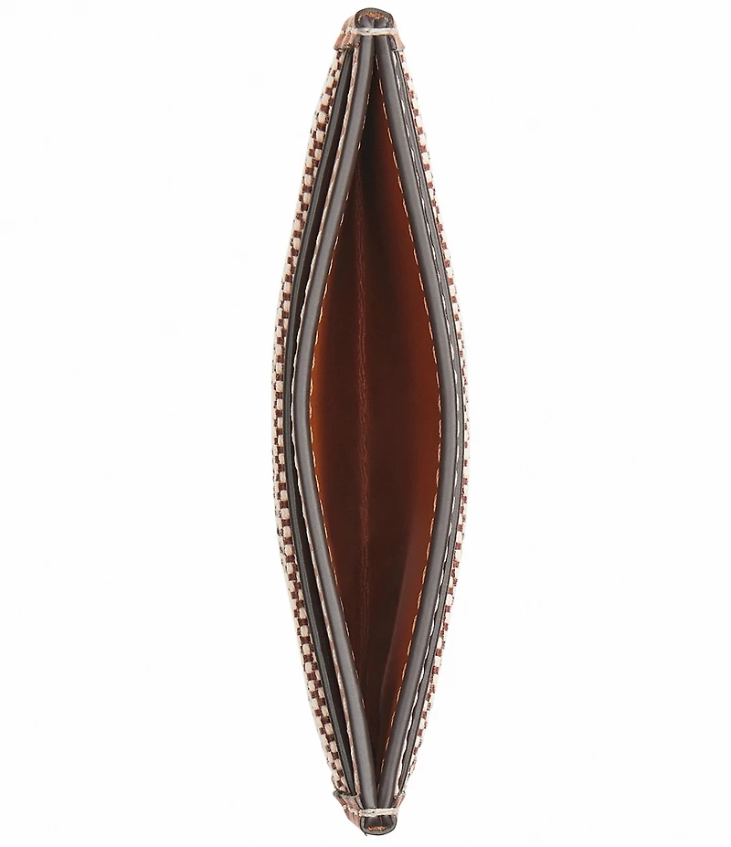 COACH Crystal Signature Jacquard Essential Card Case