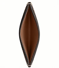 COACH Crystal Signature Jacquard Essential Card Case