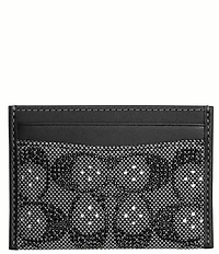 COACH Crystal Signature Jacquard Essential Card Case