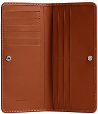 COACH Crystal Signature Jacquard Essential Slim Wallet