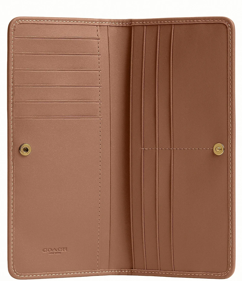 COACH Crystal Signature Jacquard Essential Slim Wallet