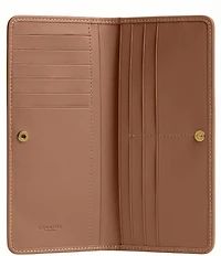 COACH Crystal Signature Jacquard Essential Slim Wallet