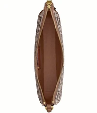 COACH Crystal Signature Jacquard Plaza Bag 22 Shoulder Bag