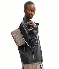 COACH Crystal Signature Jacquard Plaza Bag 22 Shoulder Bag
