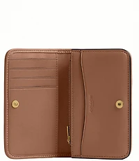 COACH Crystal Signature Jacquard Slim Card Case