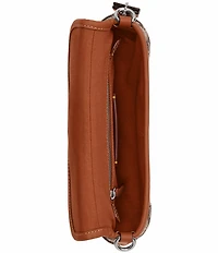 COACH Crystal Signature Jacquard Soho 25 Contrast Trim Shoulder Bag