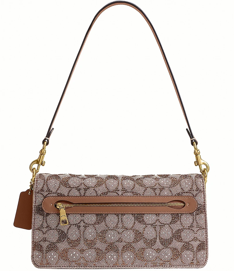 COACH Crystal Signature Jacquard Tabby 26 Shoulder Bag