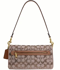 COACH Crystal Signature Jacquard Tabby 26 Shoulder Bag