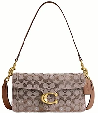 COACH Tabby 26 Crystal Signature Jacquard Shoulder Bag