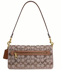 COACH Tabby 26 Crystal Signature Jacquard Shoulder Bag