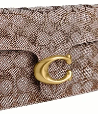 COACH Tabby 26 Crystal Signature Jacquard Shoulder Bag