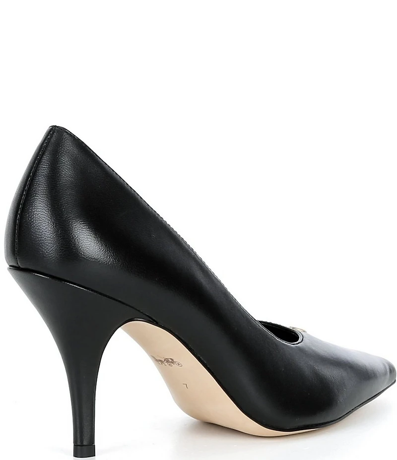 COACH Daisy Leather High Heel Pumps