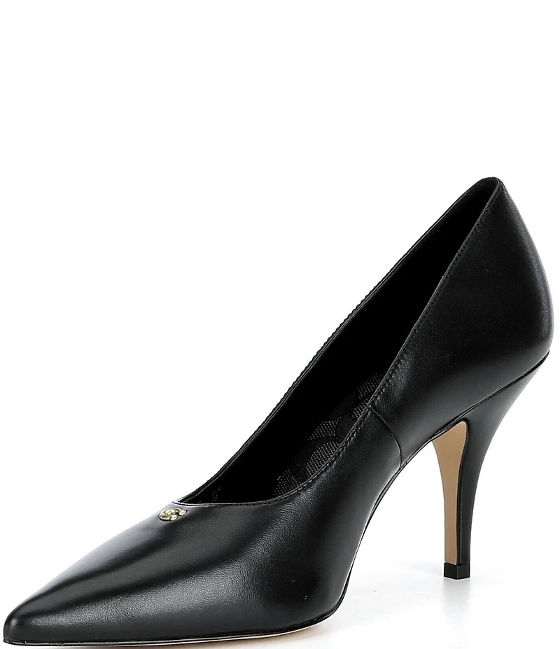 COACH Daisy Leather High Heel Pumps