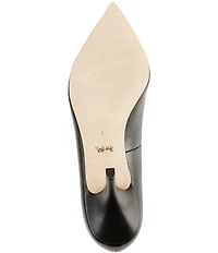 COACH Daisy Leather High Heel Pumps