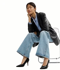 COACH Daisy Leather High Heel Pumps