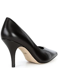 COACH Daisy Leather High Heel Pumps