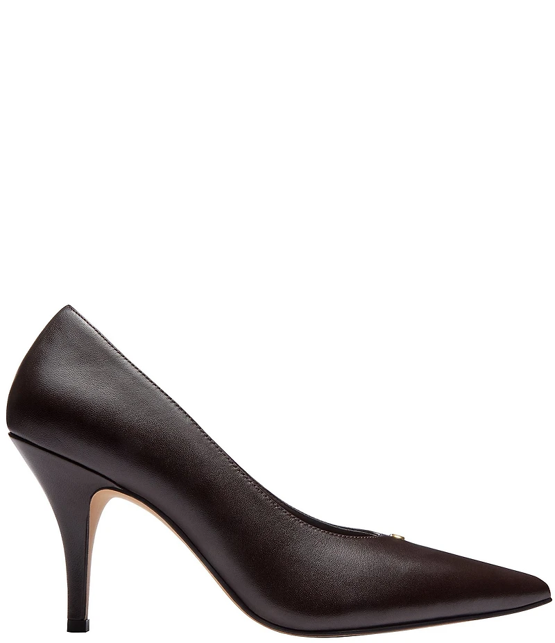 COACH Daisy Leather High Heel Pumps