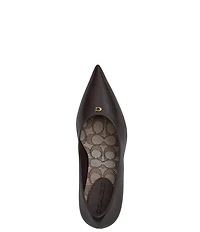 COACH Daisy Leather High Heel Pumps
