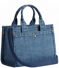 COACH Mini Cargo 20 Denim Tote Bag