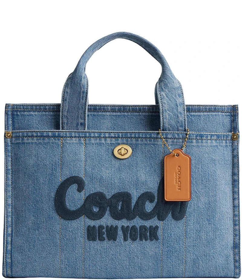 COACH Cargo Denim Tote Bag