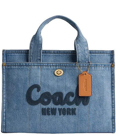 COACH Cargo Denim Tote Bag
