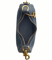 COACH Denim Jonie Handle Clutch