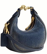 COACH Denim Jonie Handle Clutch