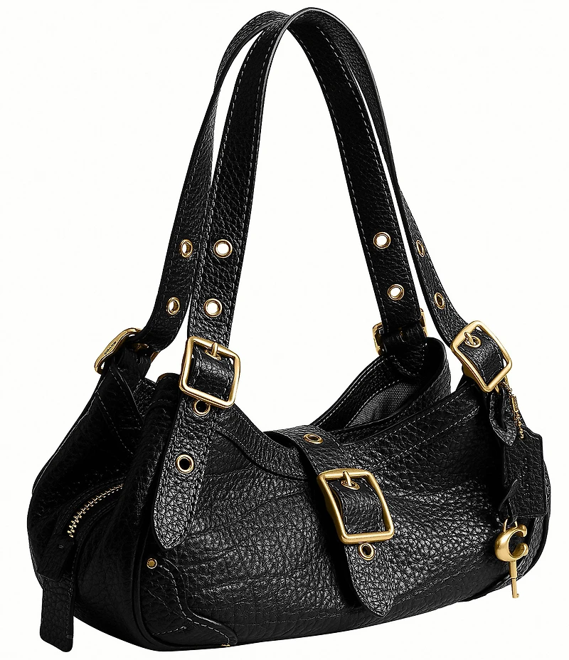 COACH Drifter 31 Textured Handle Shoulder Bag
