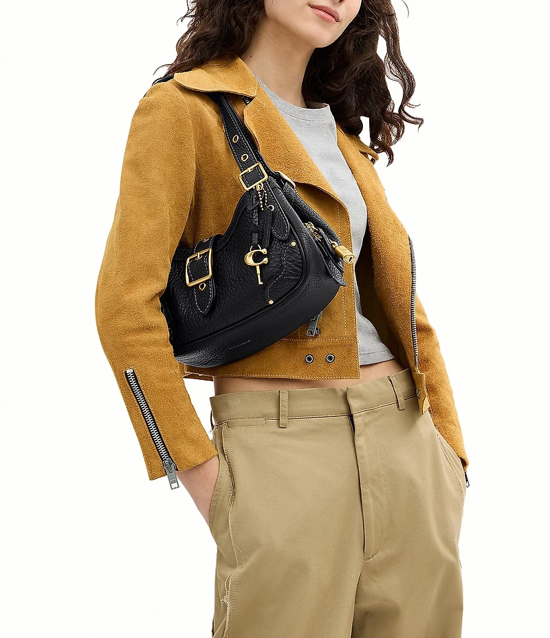COACH Drifter 31 Textured Handle Shoulder Bag