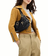 COACH Drifter 31 Textured Handle Shoulder Bag