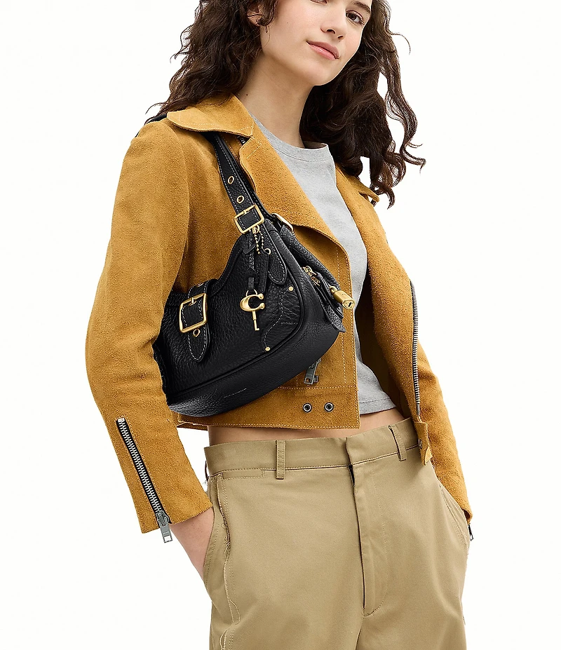 COACH Drifter 31 Textured Handle Shoulder Bag
