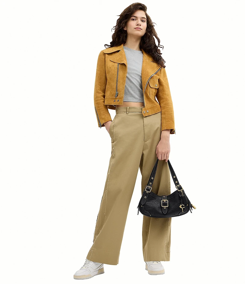 COACH Drifter 31 Textured Handle Shoulder Bag