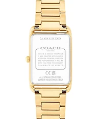 COACH Elliot Quartz Analog Stainless Steel Bracelet Watch