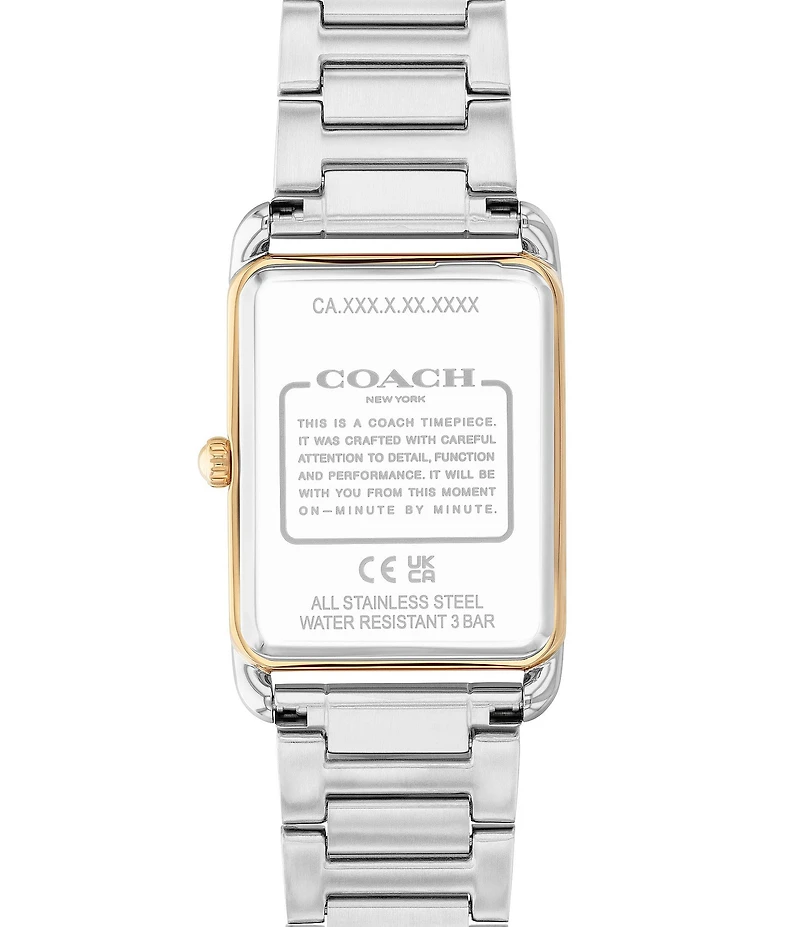 COACH Elliot Quartz Analog Stainless Steel Bracelet Watch