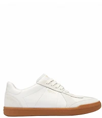 COACH Women's Ellis Leather and Suede Lace Up Sneakers