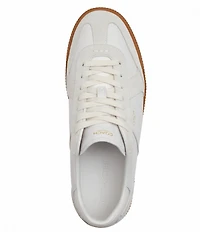 COACH Women's Ellis Leather and Suede Lace Up Sneakers