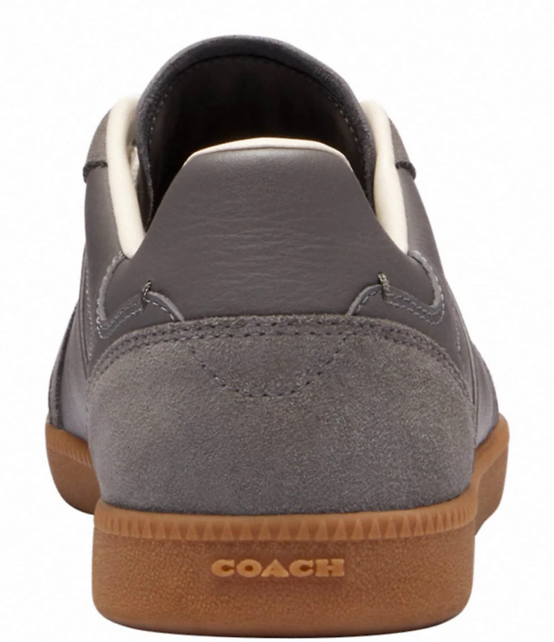 COACH Women's Ellis Leather and Suede Lace Up Sneakers