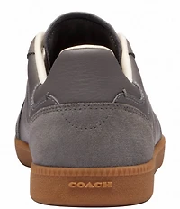 COACH Women's Ellis Leather and Suede Lace Up Sneakers