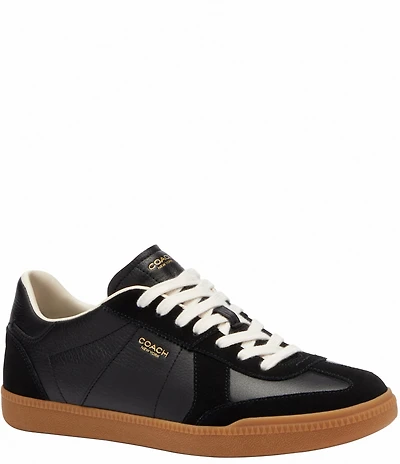 COACH Women's Ellis Limited Edition Leather and Suede Lace Up Sneakers