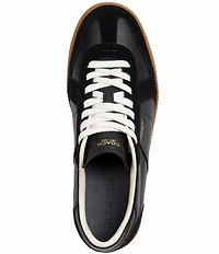 COACH Women's Ellis Leather and Suede Lace Up Sneakers