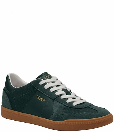 COACH Women's Ellis Suede and Canvas Sneakers