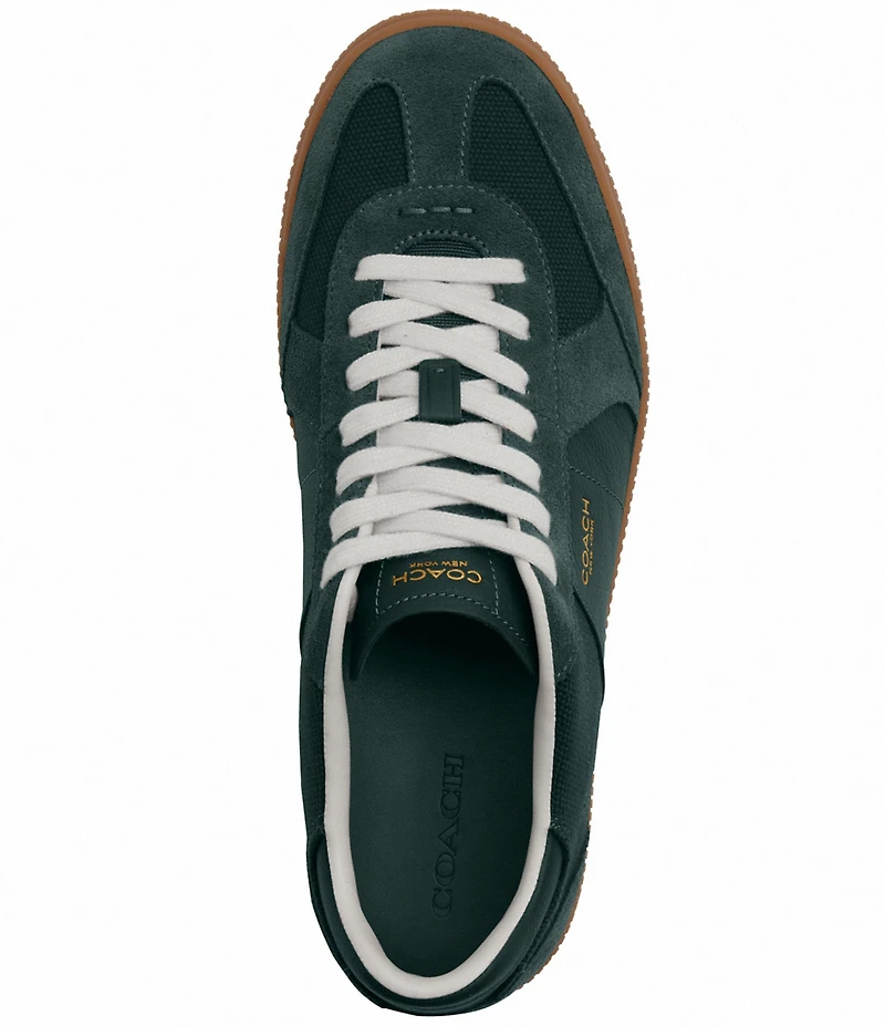 COACH Women's Ellis Suede and Canvas Sneakers