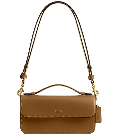COACH Elora Leather Top Handle Shoulder Bag
