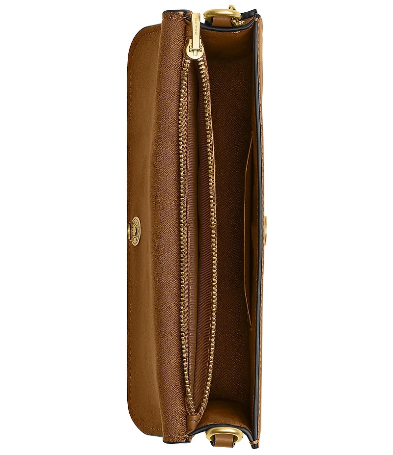 COACH Elora Leather Top Handle Shoulder Bag