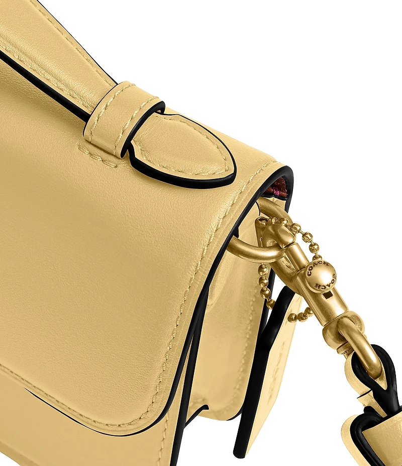 COACH Elora Leather Top Handle Shoulder Bag