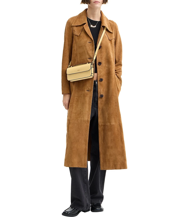COACH Elora Leather Top Handle Shoulder Bag