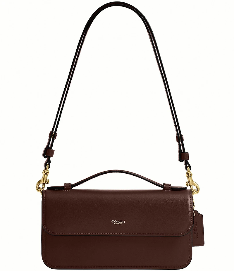 COACH Elora Leather Top Handle Shoulder Bag