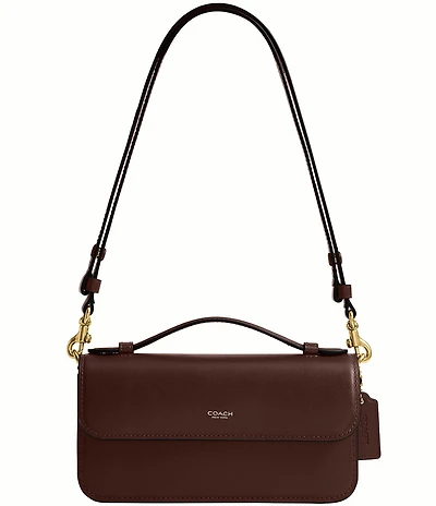 COACH Elora Leather Top Handle Shoulder Bag